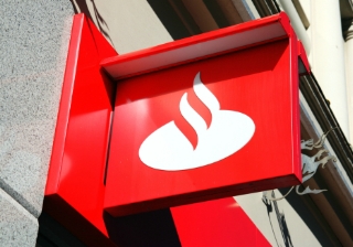 Santander sign