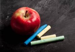 apple chalkboard blackboard learning education