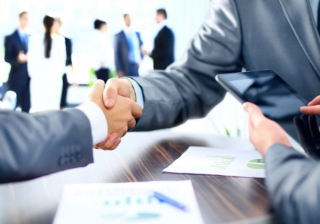 handshake business legal contract hire