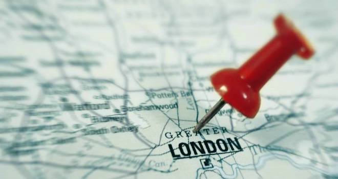 london map pin uk