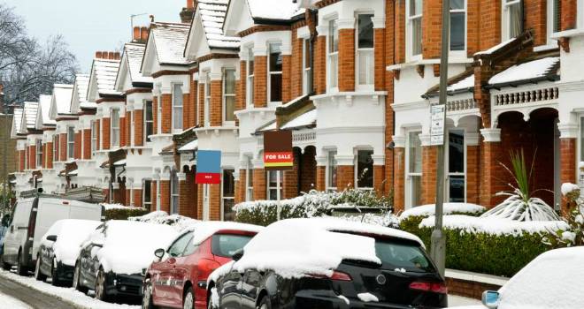 snowy houses for sale