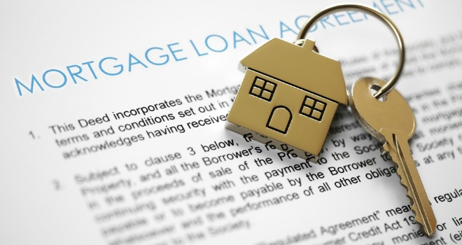 mortgage agreement and keys