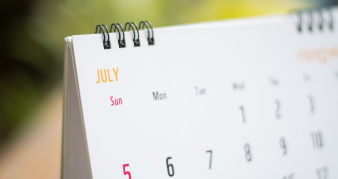 calendar july month